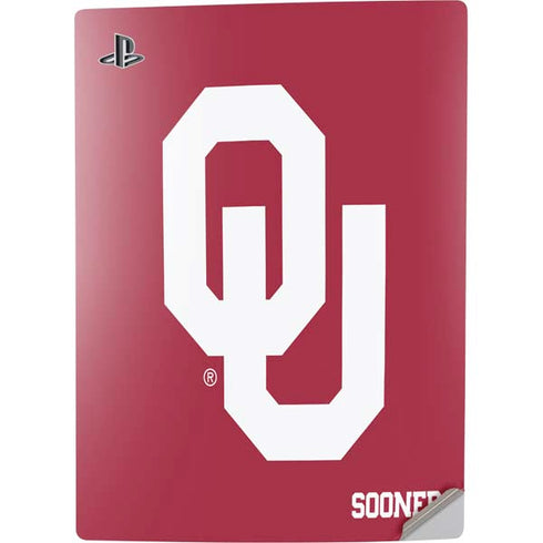 University of Oklahoma Sooners Red PS5 Digital Edition Console Skin