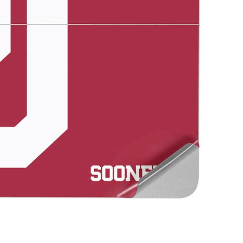 University of Oklahoma Sooners Red Surface Laptop Studio Skin