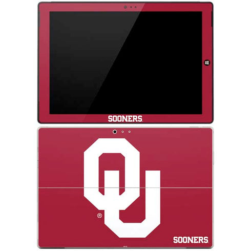 University of Oklahoma Sooners Red Surface Pro 3 Skin