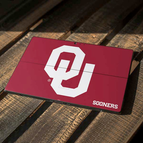 University of Oklahoma Sooners Red Surface Pro 6 Skin