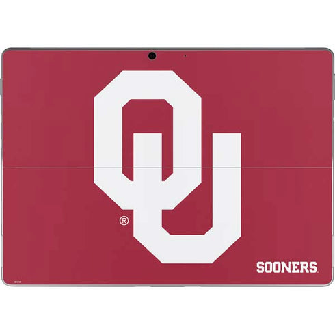 University of Oklahoma Sooners Red Surface Pro 9 Skin