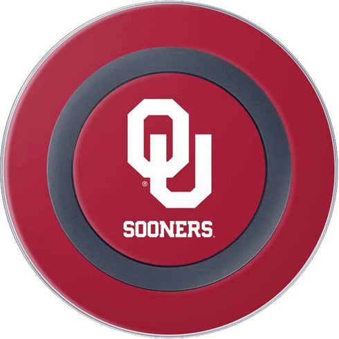 University of Oklahoma Sooners Red Wireless Charger Skin
