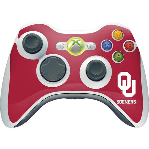 University of Oklahoma Sooners Red Xbox 360 Wireless Controller Skin