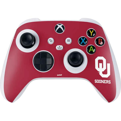 University of Oklahoma Sooners Red Xbox Series S Controller Skin