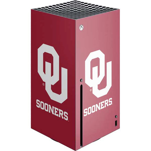 University of Oklahoma Sooners Red Xbox Series X Console Skin