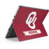 University of Oklahoma Sooners Surface Pro 8 Skin
