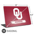 University of Oklahoma Sooners Universal Laptop 16in (13 x 9.4in) Skin
