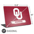 University of Oklahoma Sooners Universal Laptop 17in (13.8 x 10in) Skin
