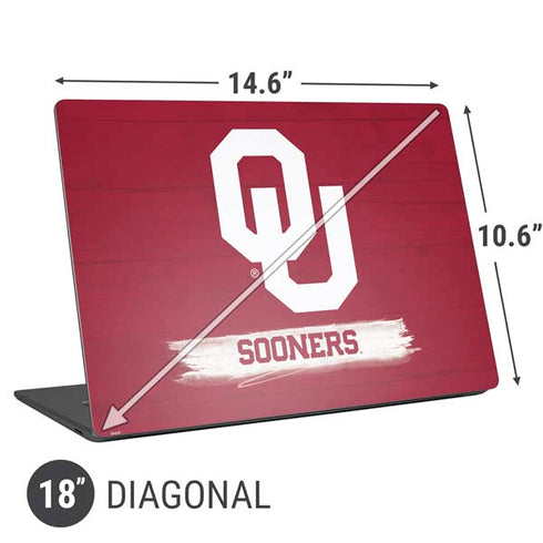 University of Oklahoma Sooners Universal Laptop 18in (14.6 x 10.6in) Skin