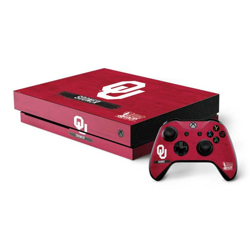 University of Oklahoma Sooners Xbox One X Bundle Skin