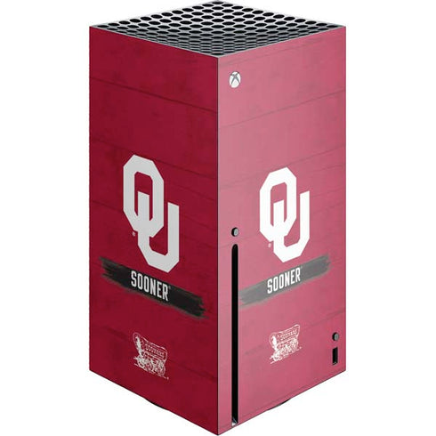 University of Oklahoma Sooners Xbox Series X Console Skin