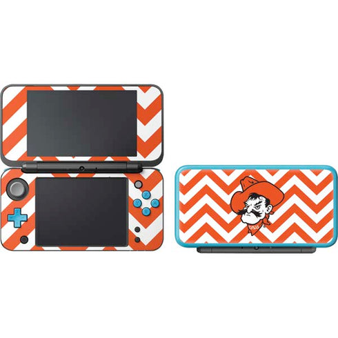 Oklahoma State University Chevron Print Nintendo 2DS XL (2017) Skin