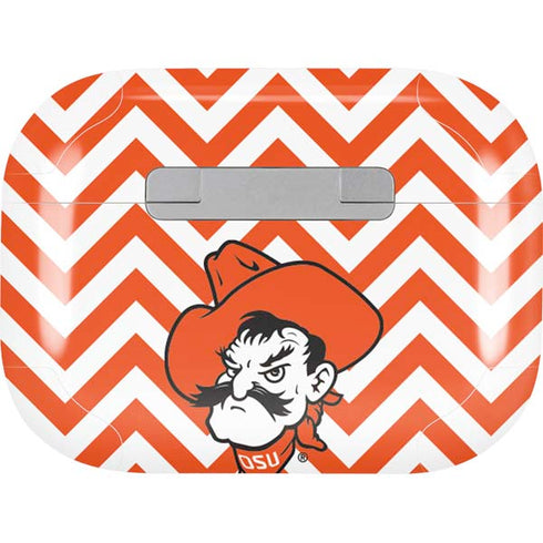 Oklahoma State University Chevron Print Apple AirPods Pro Skin
