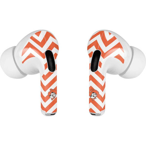 Oklahoma State University Chevron Print Apple AirPods Pro Skin