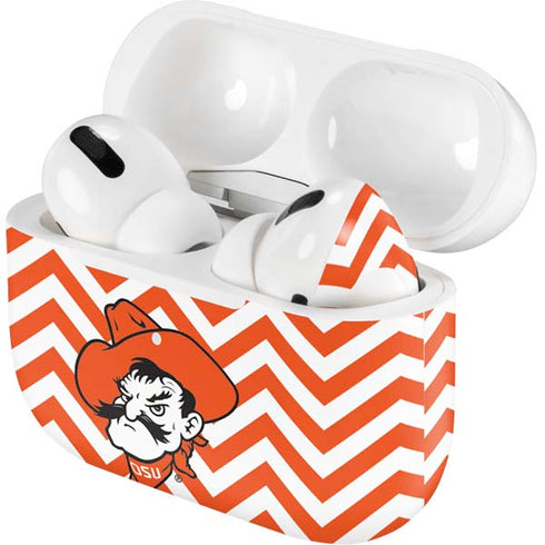 Oklahoma State University Chevron Print Apple AirPods Pro Skin