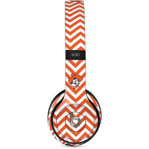 Oklahoma State University Chevron Print Beats Solo 2 Wired Skin