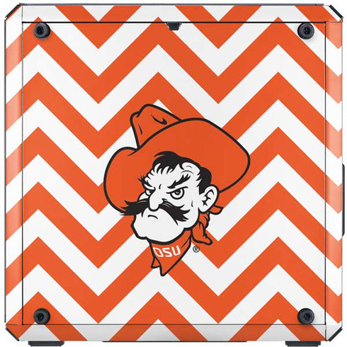 Oklahoma State University Chevron Print Cooler Master MasterBox Q300L Mini Tower Skin