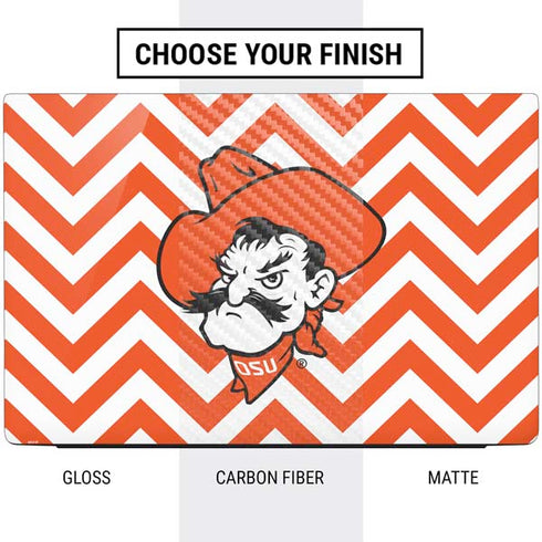 Oklahoma State University Chevron Print Dell Vostro Skin