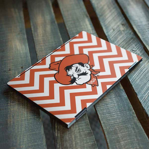 Oklahoma State University Chevron Print HP Envy Skin