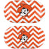 Oklahoma State University Chevron Print Galaxy Buds Plus Skin