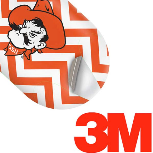 Oklahoma State University Chevron Print Galaxy Buds Plus Skin