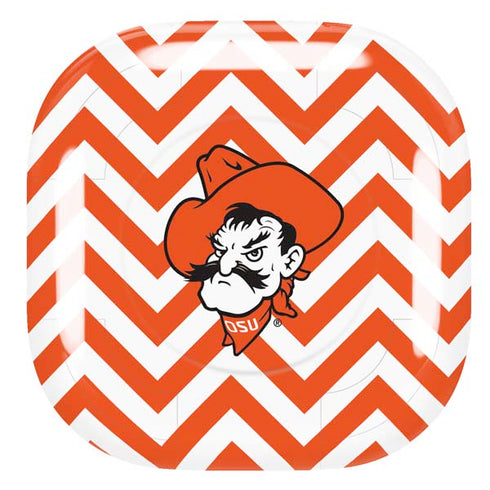 Oklahoma State University Chevron Print Galaxy Buds Pro Skin