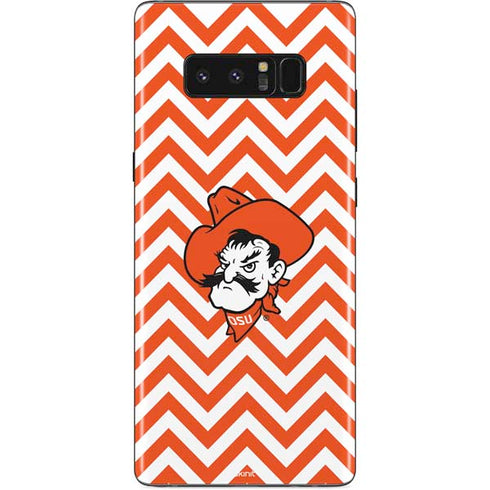 Oklahoma State University Chevron Print Galaxy Note 8 Skin