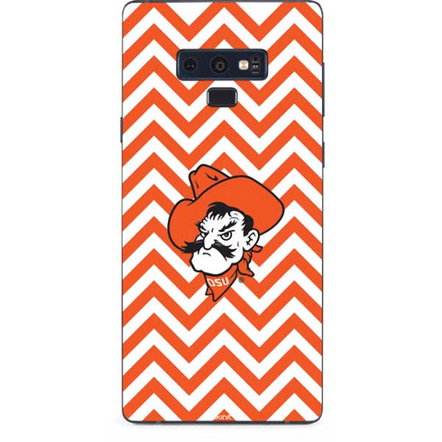 Oklahoma State University Chevron Print Galaxy Note 9 Skin