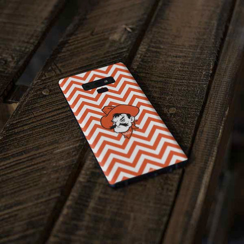 Oklahoma State University Chevron Print Galaxy Note 9 Skin