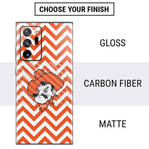 Oklahoma State University Chevron Print Galaxy Note20 Ultra 5G Skin