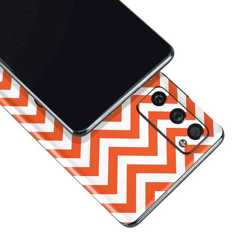 Oklahoma State University Chevron Print Galaxy S20 Fan Edition Skin