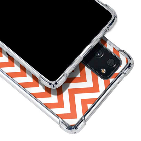 Oklahoma State University Chevron Print Galaxy S20 FE Clear Case