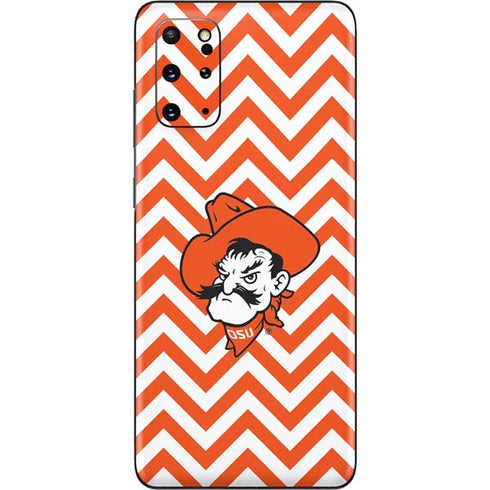 Oklahoma State University Chevron Print Galaxy S20 Plus Skin
