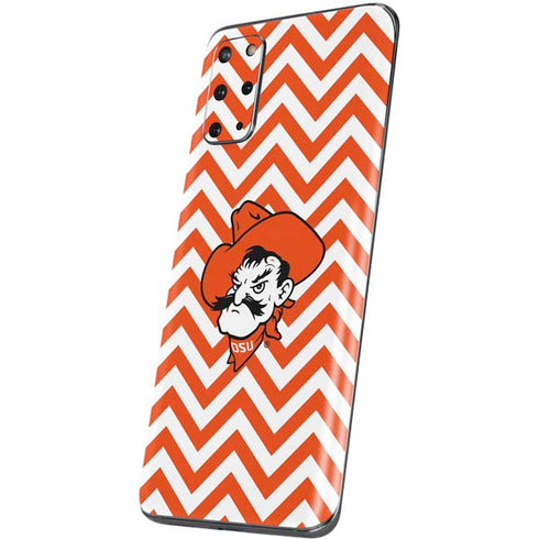Oklahoma State University Chevron Print Galaxy S20 Plus Skin