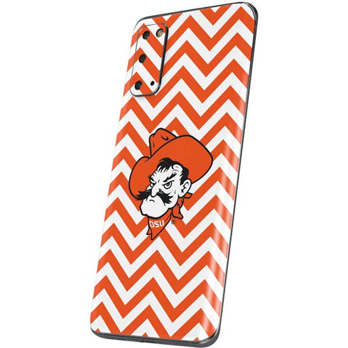 Oklahoma State University Chevron Print Galaxy S20 Skin