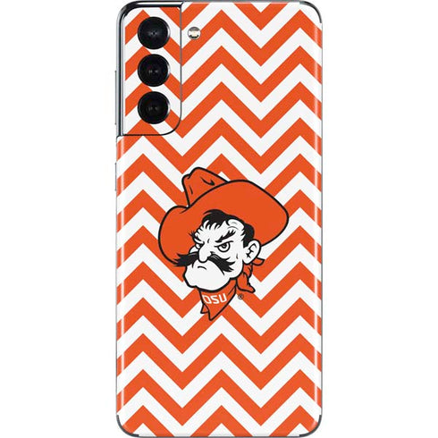 Oklahoma State University Chevron Print Galaxy S21 5G Skin