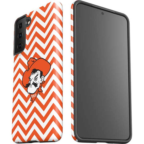 Oklahoma State University Chevron Print Galaxy S21 Plus 5G Pro Case