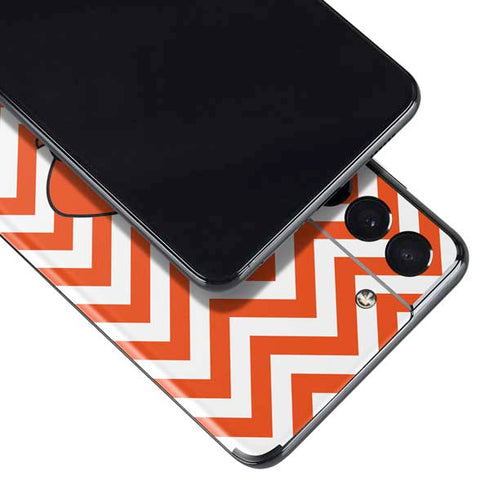 Oklahoma State University Chevron Print Galaxy S21 Plus 5G Skin