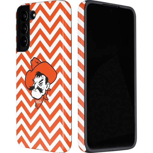 Oklahoma State University Chevron Print Galaxy S22 Pro Case