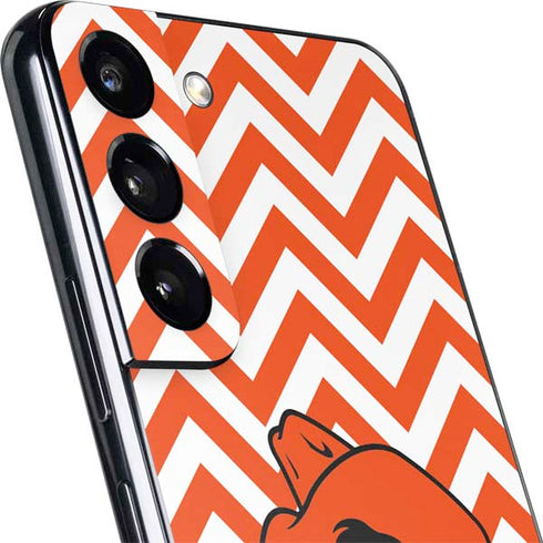 Oklahoma State University Chevron Print Galaxy S22 Skin