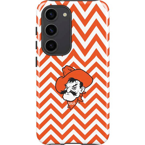 Oklahoma State University Chevron Print Galaxy S23 Pro Case