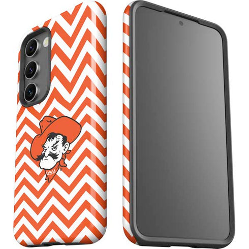Oklahoma State University Chevron Print Galaxy S23 Pro Case