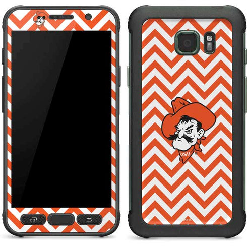 Oklahoma State University Chevron Print Galaxy S7 Active Skin