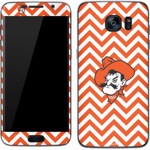 Oklahoma State University Chevron Print Galaxy S7 Skin