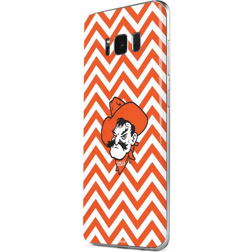 Oklahoma State University Chevron Print Galaxy S8 Skin