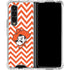 Oklahoma State University Chevron Print Galaxy Z Fold4 5G Clear Case