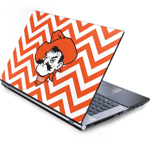 Oklahoma State University Chevron Print Generic Laptop Skin