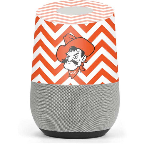 Oklahoma State University Chevron Print Google Home Skin