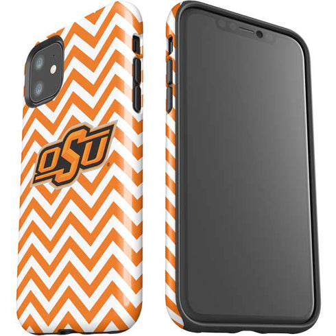 Oklahoma State University Chevron Print iPhone 11 Impact Case