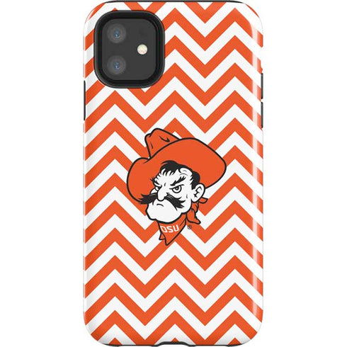 Oklahoma State University Chevron Print iPhone 11 Impact Case